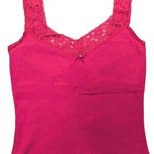 Limited Express, Lace Trim Camisole Tank Top, Women Size M